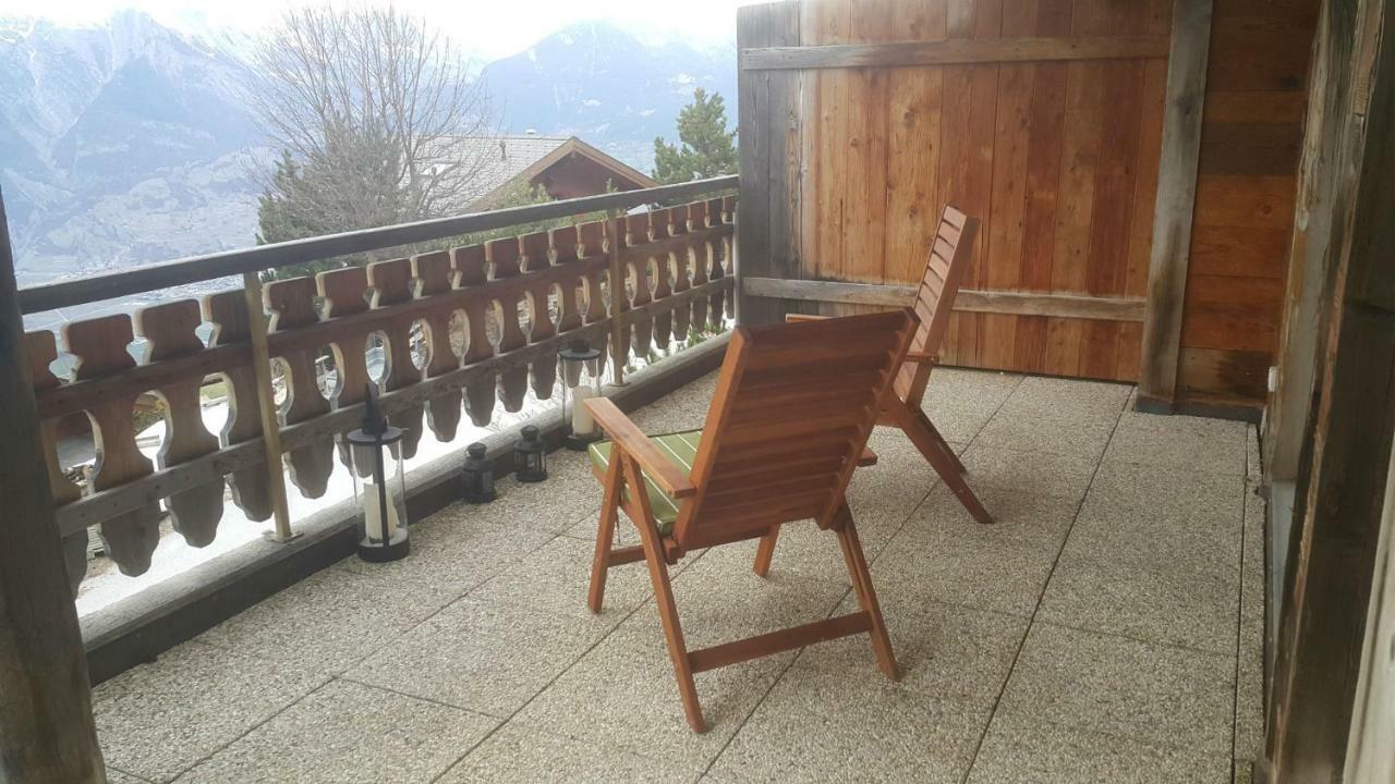 Appartement D'Une Chambre Avec Vue Imprenable - Veysonnaz Dış mekan fotoğraf