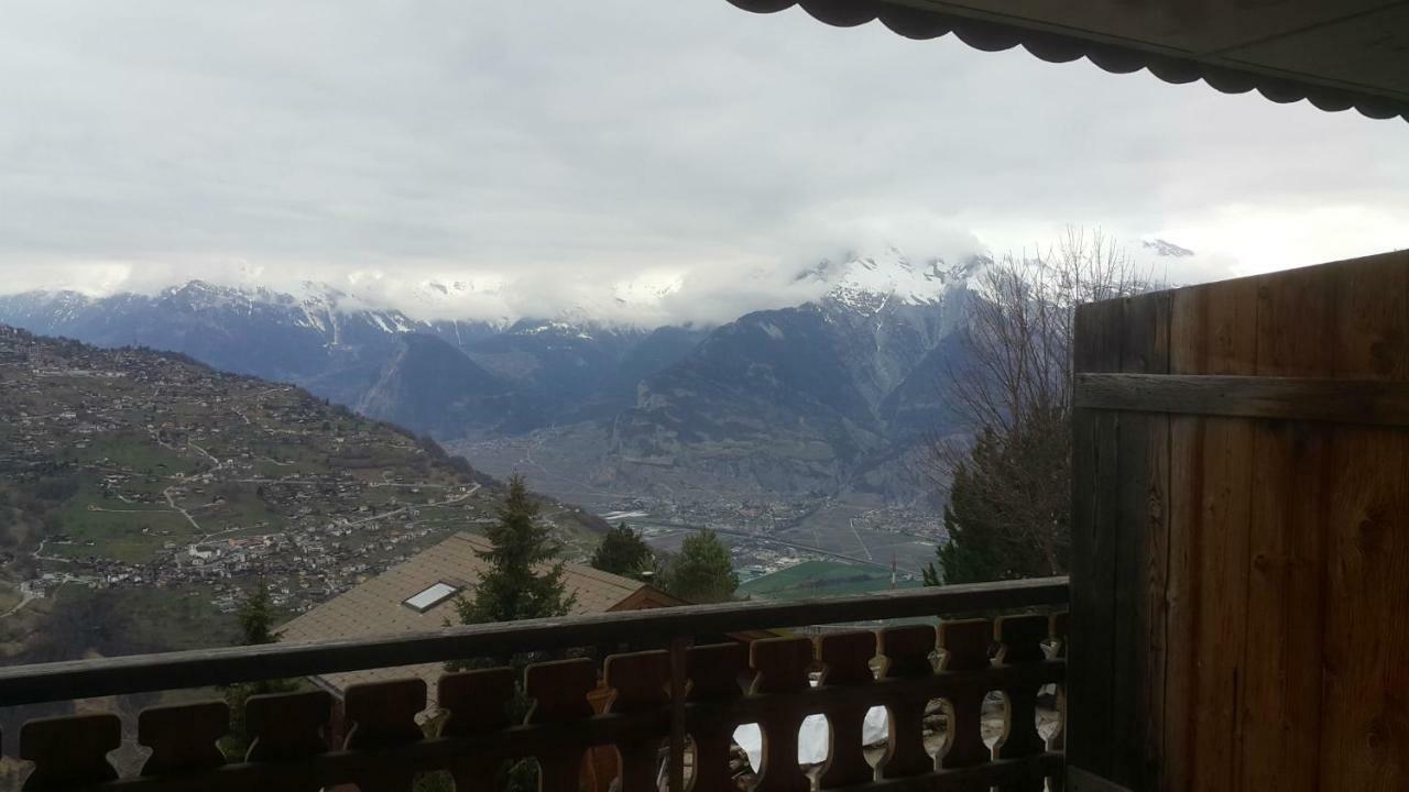 Appartement D'Une Chambre Avec Vue Imprenable - Veysonnaz Dış mekan fotoğraf